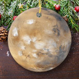 Planet Mars Kerstboom Keramisch Ornament