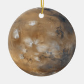 Planet Mars Kerstboom Keramisch Ornament (Voorkant)