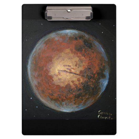Planet Mars Klembord (Voorkant)