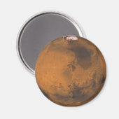 Planet Mars-koelkast of Locker Magnet (Voorkant / Achterkant)