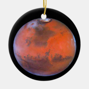 Planet Mars Ornament. Keramisch Ornament