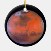 Planet Mars Ornament. Keramisch Ornament (Achterkant)