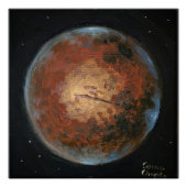 Planet Mars Perfect Poster (Voorkant)