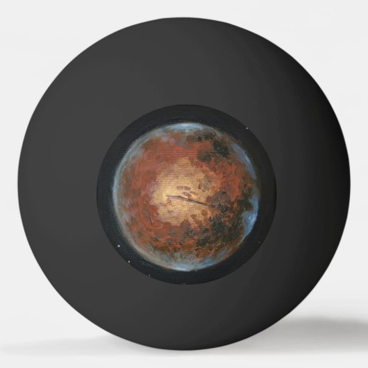 Planet Mars Pingpongbal (Voorkant)