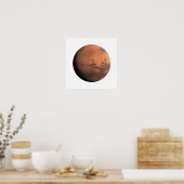 Planet Mars Poster (Keuken)