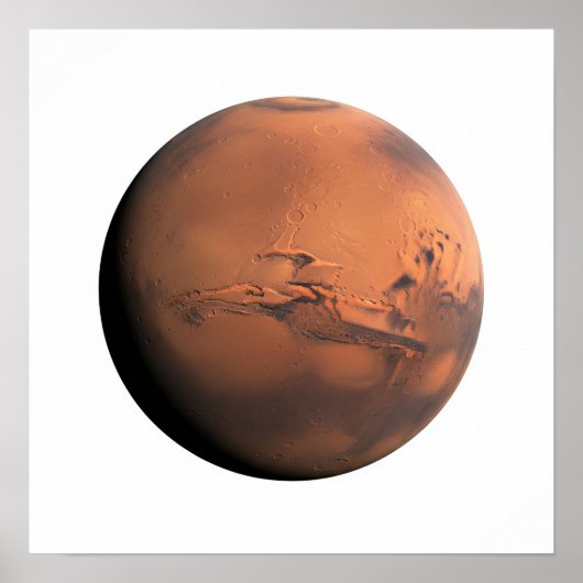 Planet Mars Poster (Voorkant)