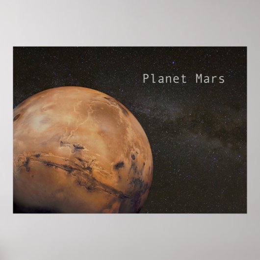 Planet Mars Poster (Voorkant)