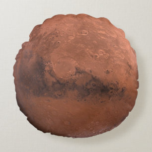 Planet Mars Round Pillow Rond Kussen