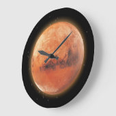 Planet Mars & Starry Sky Astronomie Wall Clock Grote Klok (Hoek)
