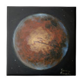 Planet Mars Tegeltje (Voorkant)