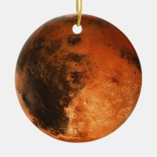 PLANET MARS (zonnestelsel) ~ Keramisch Ornament