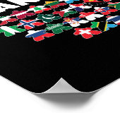 Planet Meeple, White Text Poster (Hoek)