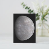 Planet Mercurius in de ruimte Briefkaart (Staand voorkant)