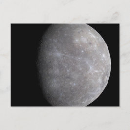 Planet Mercurius in de ruimte Briefkaart