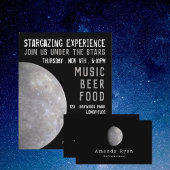 Planet Mercurius, Planetarium Event Adverteren Flyer