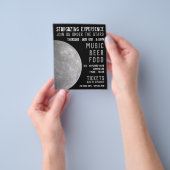 Planet Mercurius, Planetarium Event Adverteren Flyer (Hand)