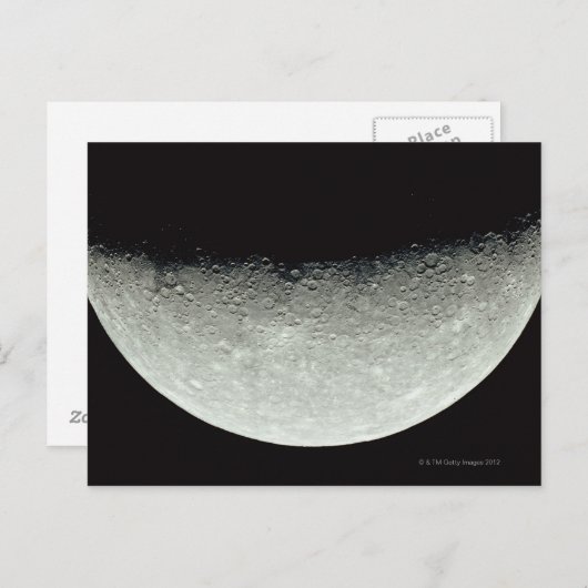 Planet Mercury Briefkaart (Voorkant / Achterkant)