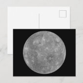 Planet Mercury Briefkaart (Voorkant / Achterkant)