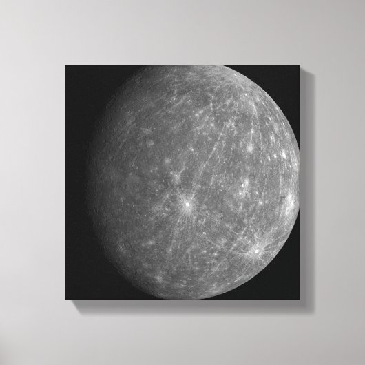 Planet Mercury Canvas Afdruk (Voorkant)