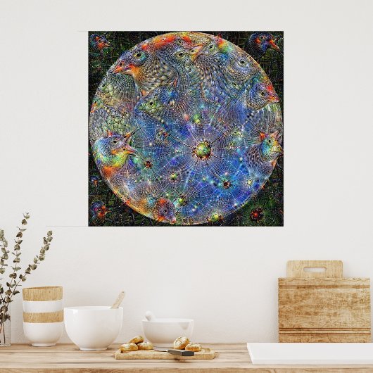 Planet Mercury Deep-Poster Poster (Keuken)