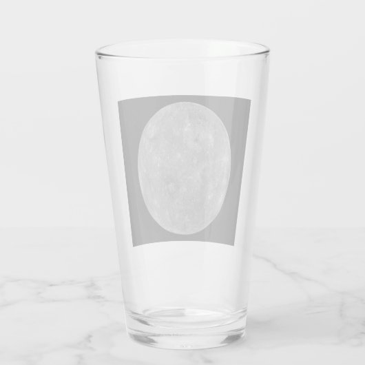 Planet Mercury Glas (Achterkant)