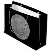 Planet Mercury Groot Cadeauzakje (Voorkant Gekanteld)