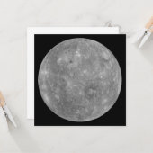 Planet Mercury Kaart (Voorkant / Achterkant in situ)