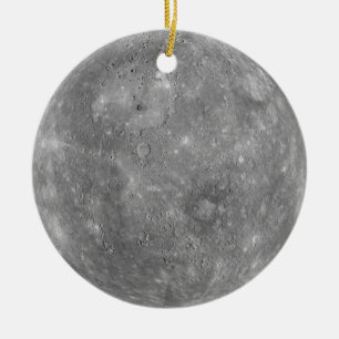 Planet Mercury Keramisch Ornament