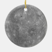 Planet Mercury Keramisch Ornament (Achterkant)