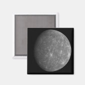 Planet Mercury Magneet (Voorkant / Achterkant)