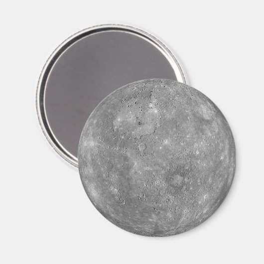 Planet Mercury Magneet (Voorkant / Achterkant)