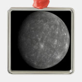 Planet Mercury Metalen Ornament (Voorkant)
