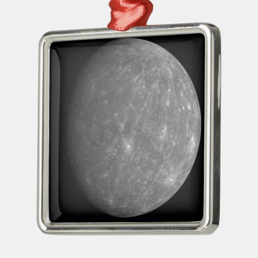 Planet Mercury Metalen Ornament (Links)
