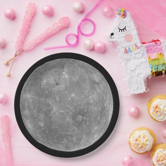 Planet Mercury Papieren Bordje (Feest)