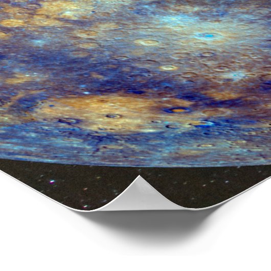 Planet Mercury Poster (Hoek)