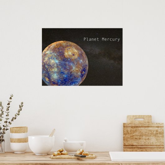 Planet Mercury Poster (Keuken)