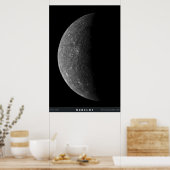 Planet Mercury Poster (Keuken)
