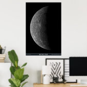 Planet Mercury Poster (Thuiskantoor)