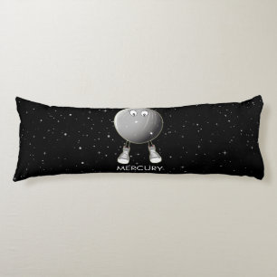 Planet Mercury & Stars Lichaamskussen