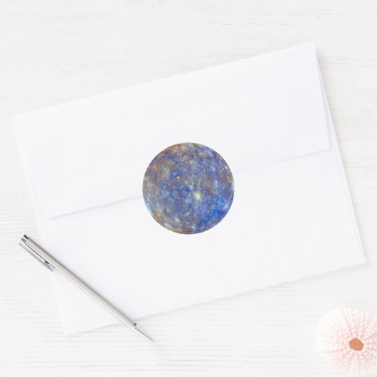 Planet Mercury stickers (Envelop)