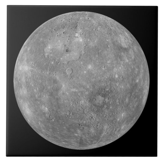 Planet Mercury Tegeltje (Voorkant)