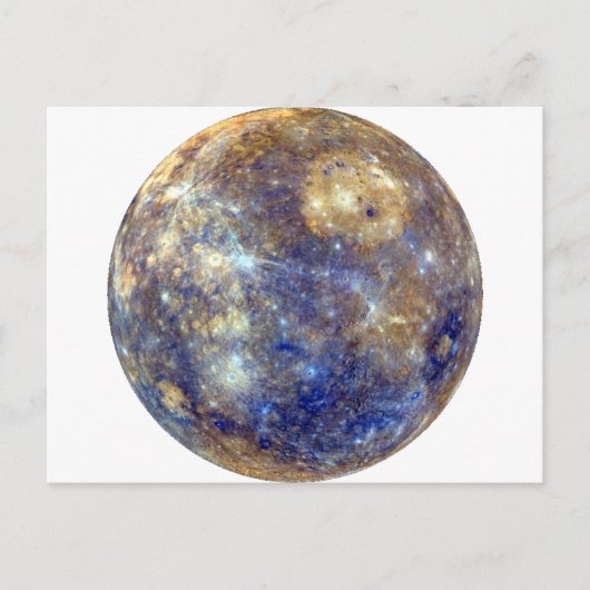 PLANET MERCURY v2 (zonnestelsel) ~ Briefkaart (Voorkant)