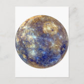 PLANET MERCURY v2 (zonnestelsel) ~ Briefkaart (Voorkant)