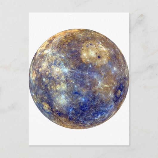 PLANET MERCURY v2 (zonnestelsel) ~ Briefkaart (Voorkant)