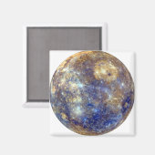 PLANET MERCURY v2 (zonnestelsel) ~ Magneet (Voorkant / Achterkant)