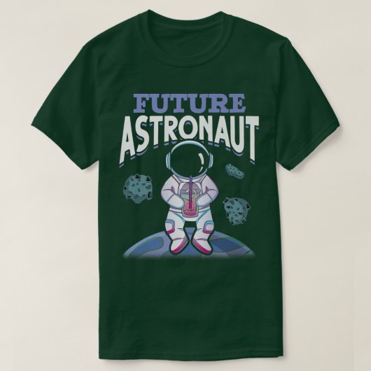 Planet Moon Universe Buitenspace Science Future as T-shirt (Design voorkant)