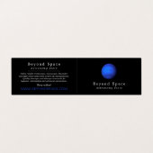 Planet Neptune, Astronomeer, Astronomie Store Visitekaartje (Buitenkant ongevouwen)