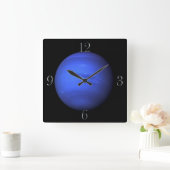 Planet Neptune Astronomy-lovers Wall Clock Vierkante Klok (Huis)