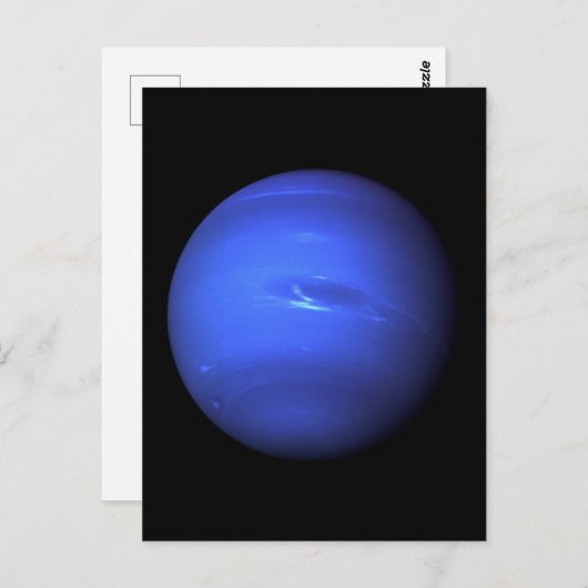 Planet Neptune Briefkaart (Voorkant / Achterkant)