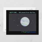 Planet NEPTUNE briefkaart (Voorkant / Achterkant)